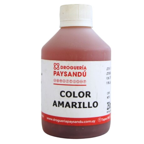 Color amarillo x 250 mL Color amarillo x 250 mL