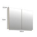 ARMARIO MALBEC 100 CM COLOR BARRIQUE/ARGENTO Armario Malbec 100 Cm Color Barrique/argento