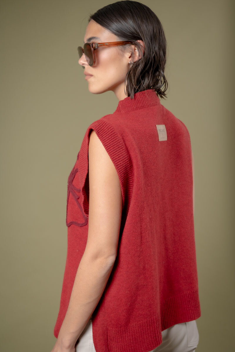 Chaleco Lirio Bordeaux