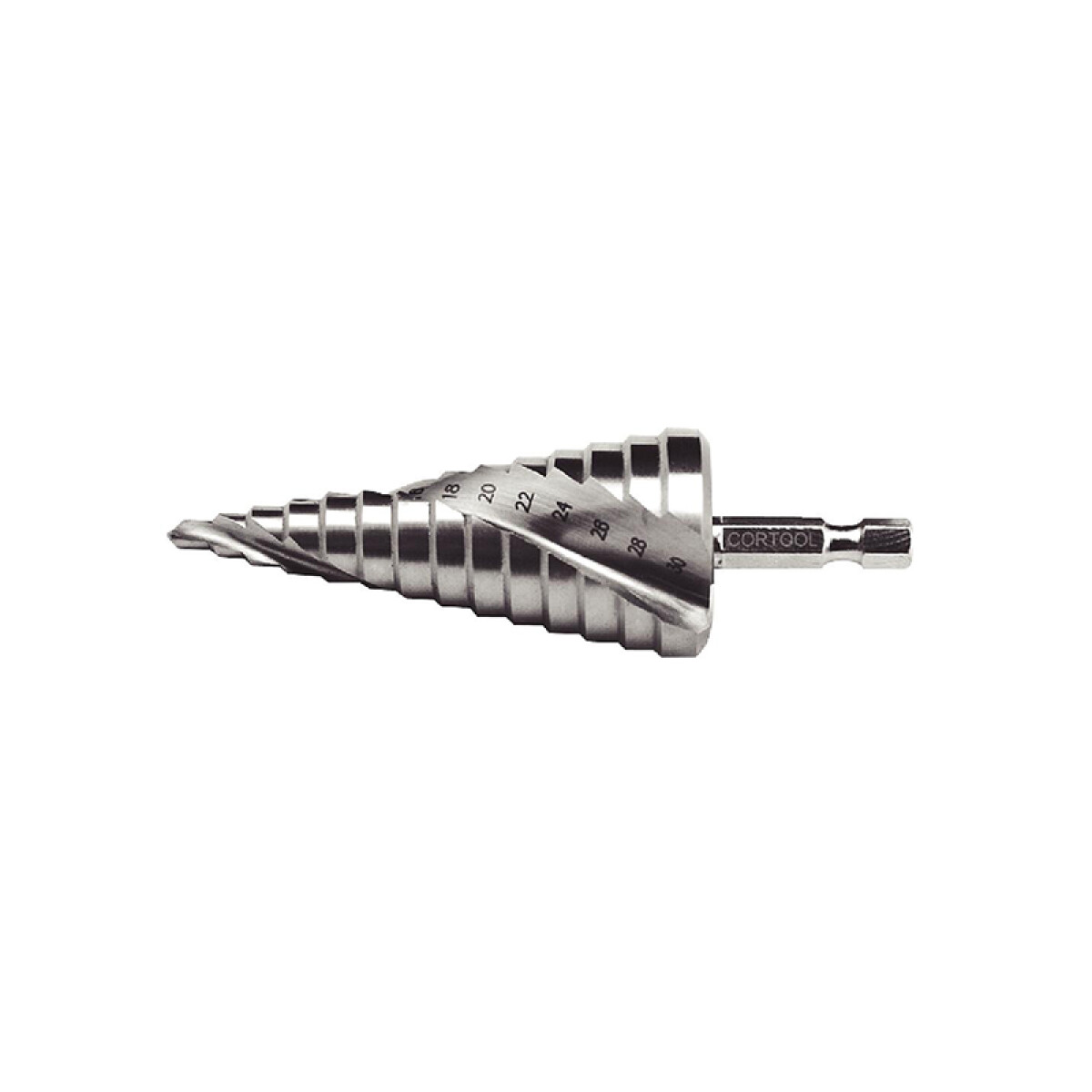 Mecha escalonada HSS 4 a 30 mm - CT5390 