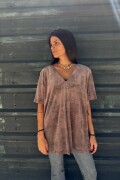 Remera Inma MARRON