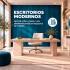 Pack x20 Wpc Simil Madera Wall Panel Lambrin 2.90x16.7 Azul 1