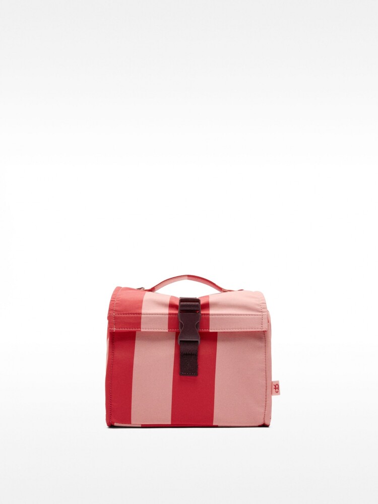Bolsa Porta-Alimentos De Nylon A Rayas multicolor
