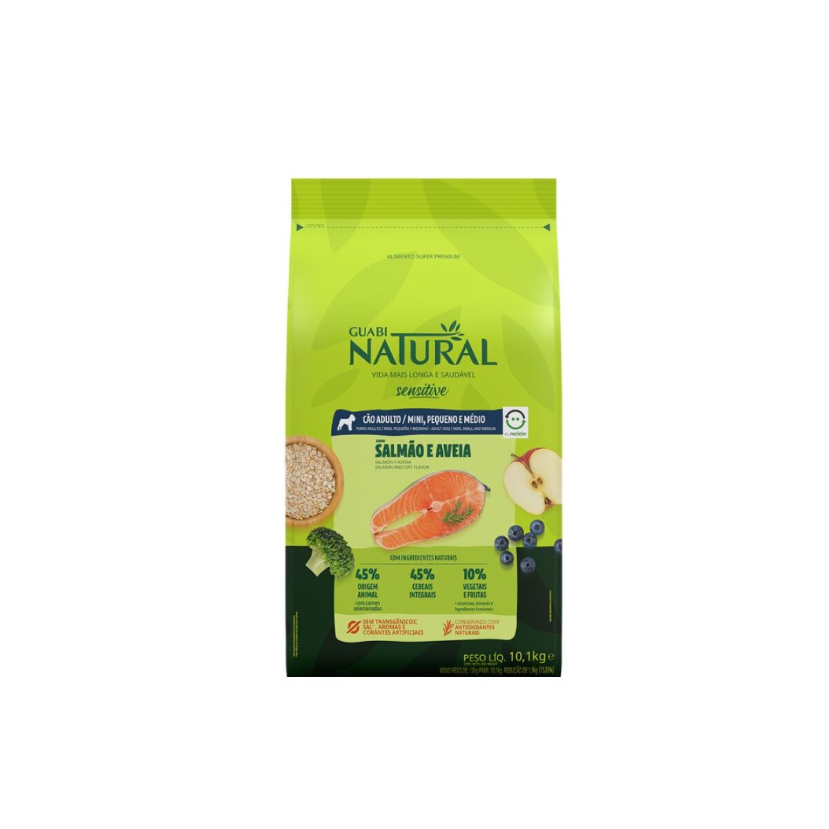 GUABI NATURAL perros - SENSITIVE PEQUEÑO Y MEDIANO 2,5KG 