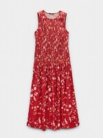 Vestido Largo Estampado rojo