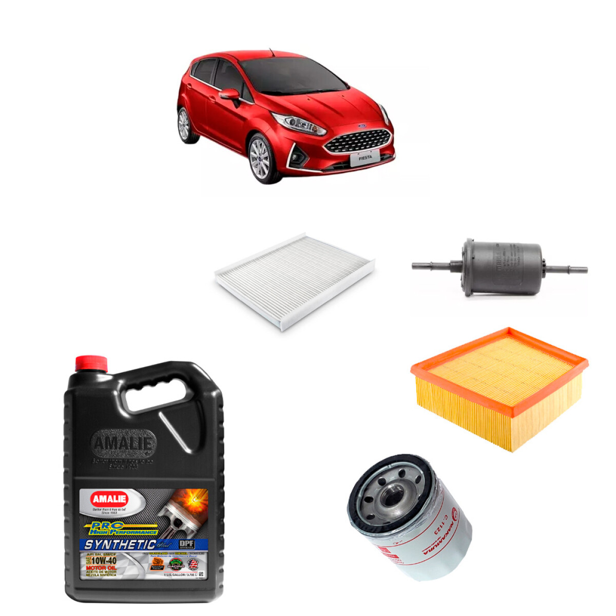 FILTROS ACCESORIOS VARIOS COMBO KIT FILTROS + ACEITE FORD FIESTA ECOSPORT SIGMA 