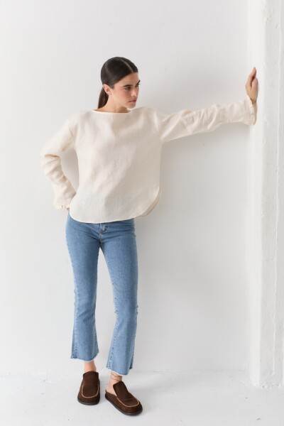 JEAN CROPPED AWA Celeste