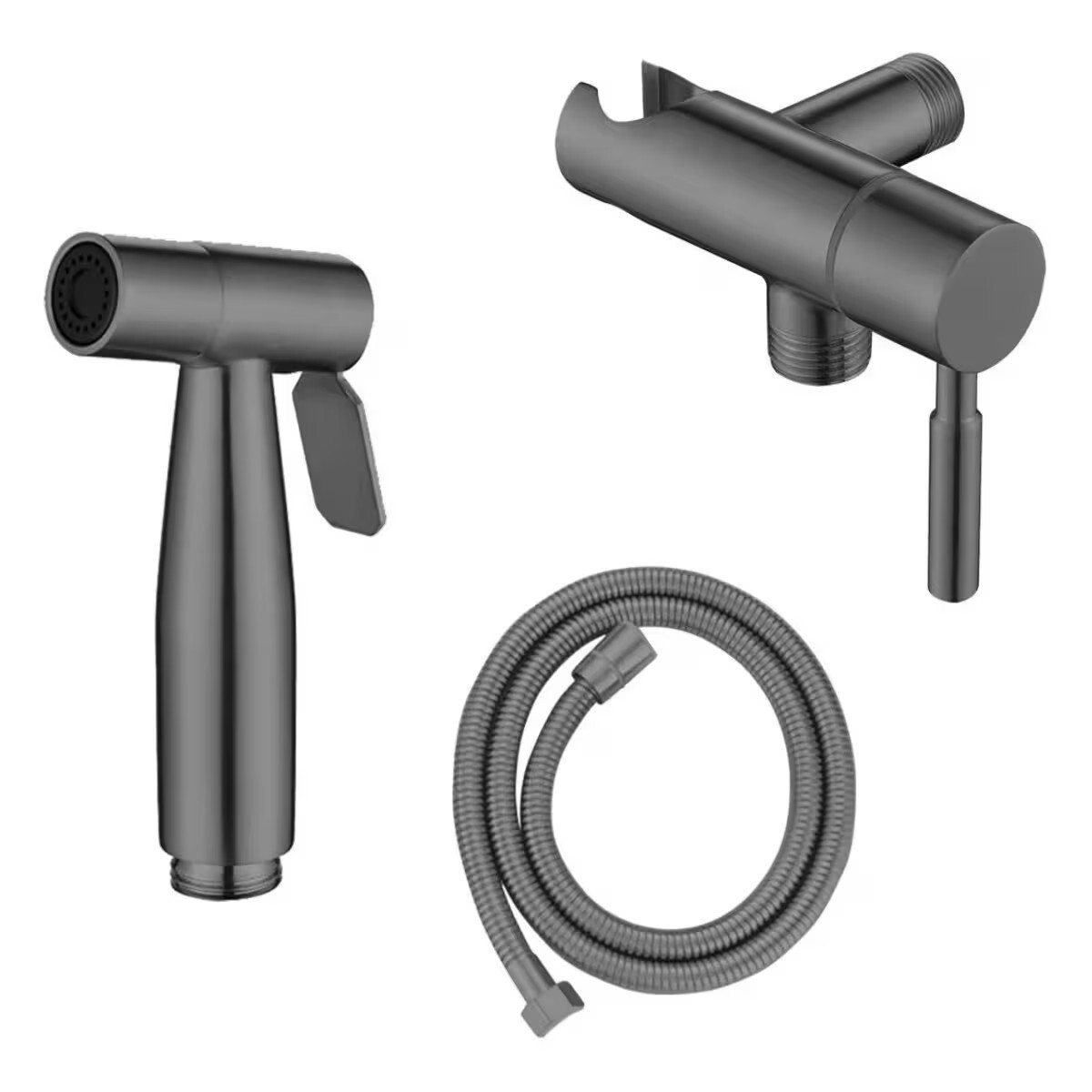 Grifería De Ducha Higiénica Completa Celtic Grafito 