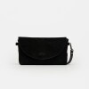 Mini bag Viena en cuero gamuza Negro