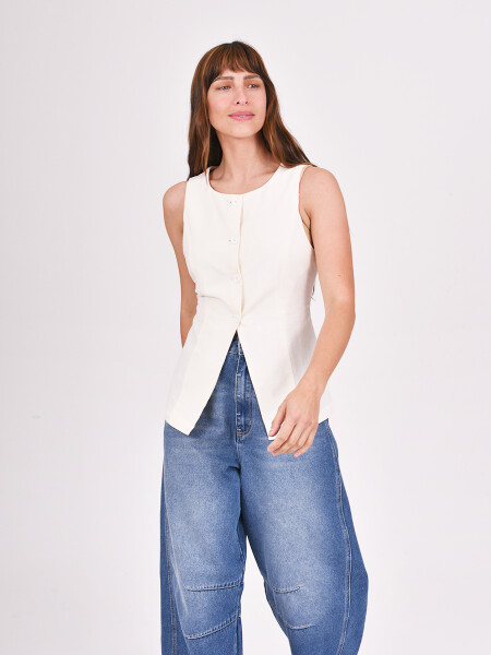 CHALECO SELMA ARENA MELANGE