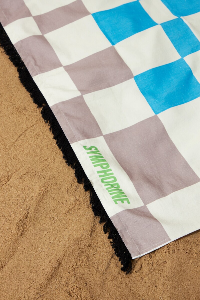 Pareo damero multicolor