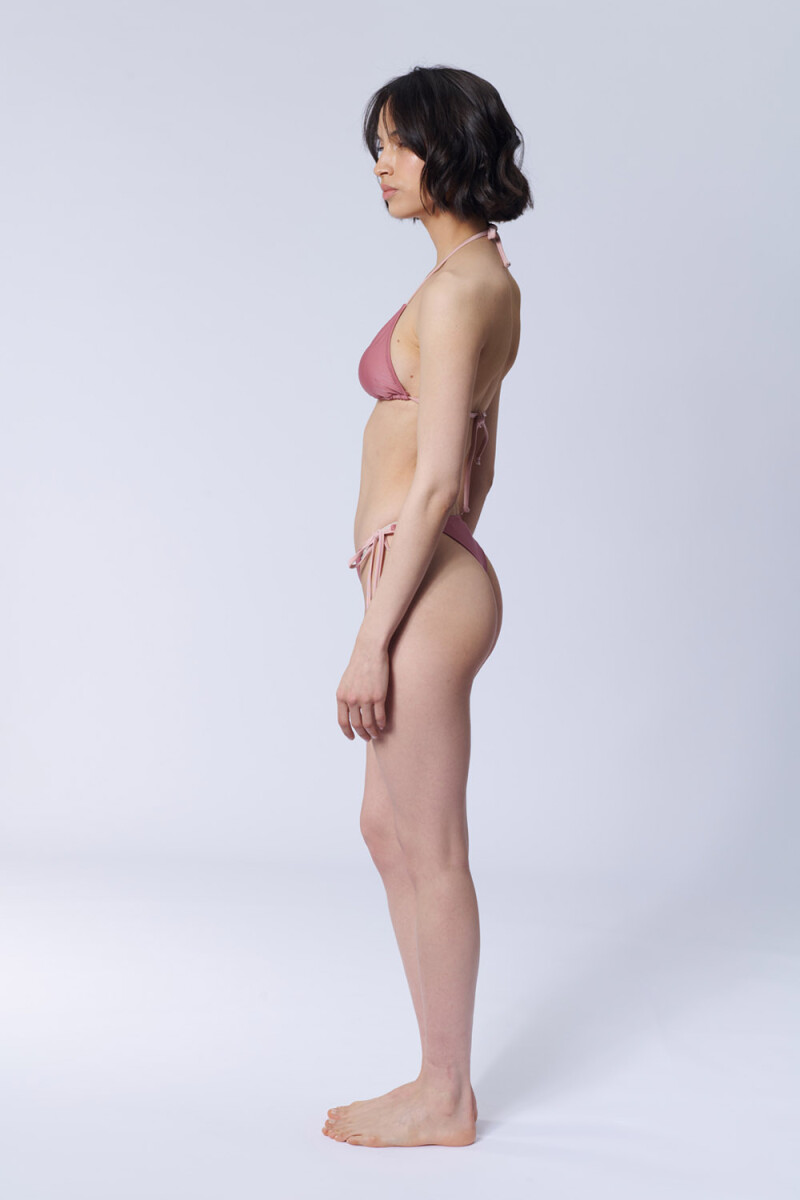 Bombacha bikini Chocolate Con Vivo Rosa