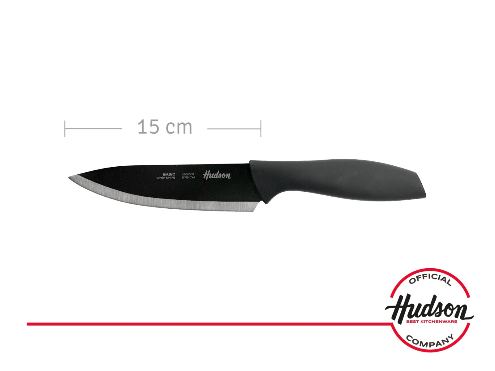 Cuchillo Chef 6 Basic Linea Hudson Acero Inoxidable 