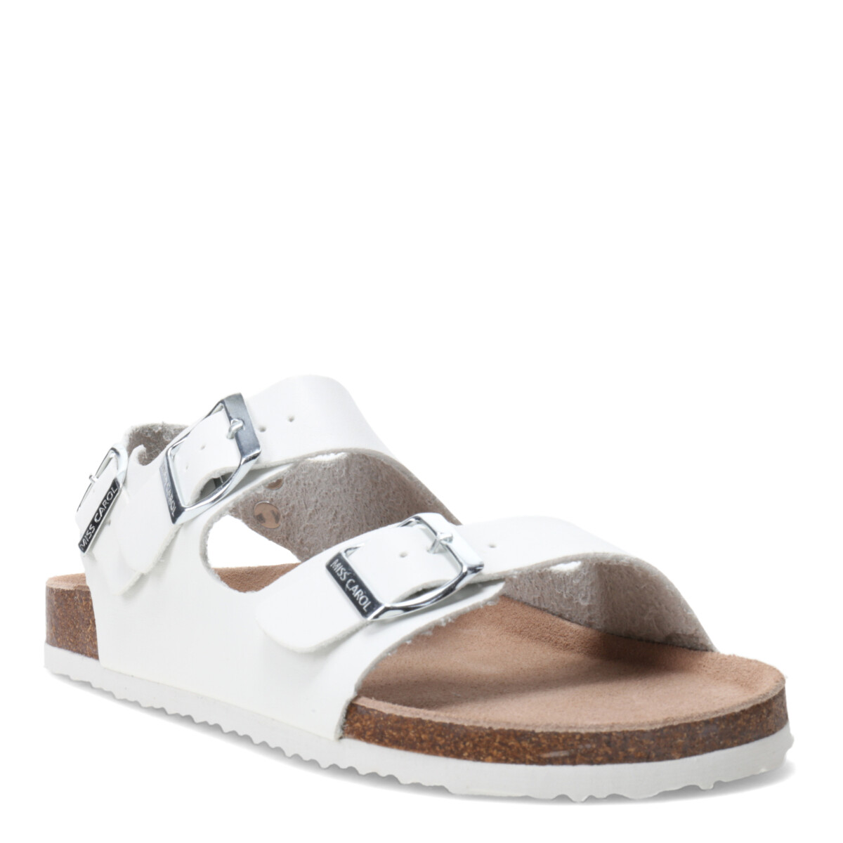 Sandalia de Mujer Miss Carol STRAPS con tira trasera - Blanco 