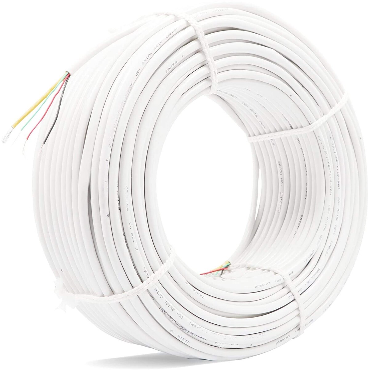 Alarma Cable 7 x 0,50mm Blanco 100% COBRE 100 Mts CONDUTI - Alarma Cable 7 X 0,50mm Blanco 100% Cobre 100 Mts Conduti 