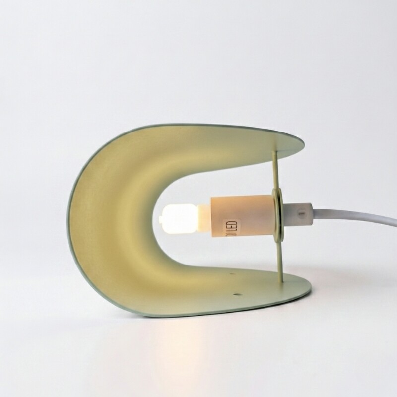 ARTEFACTO DECORATIVO DE PARED BEND Luminaria De Pared Band Verde
