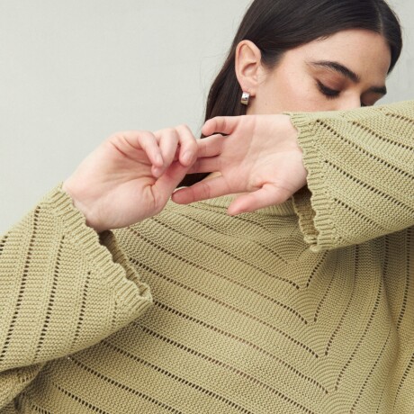 SWEATER CAPUCINE Verde Oliva