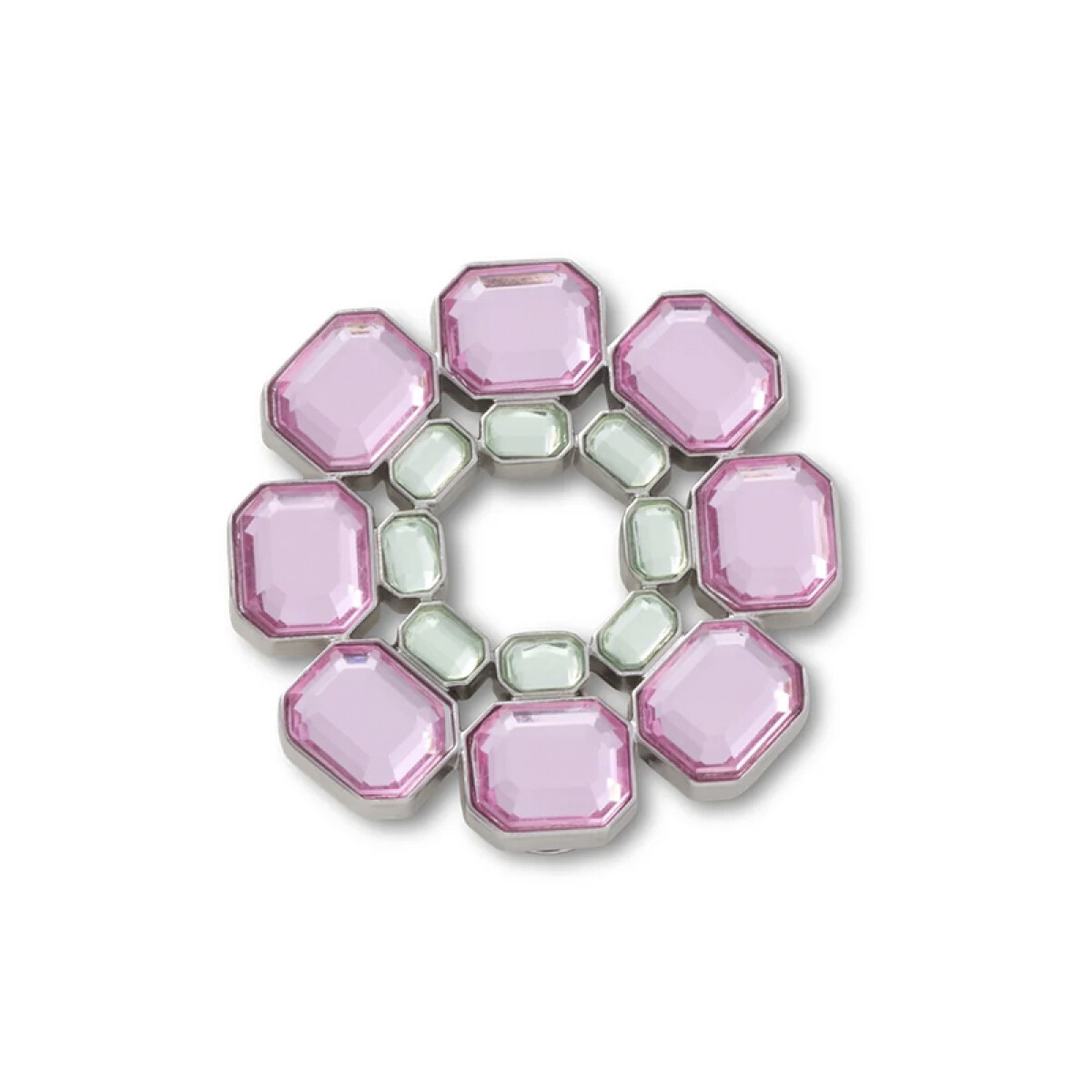 Jibbitz Charm™ Pink And Green Gem - Multicolor 