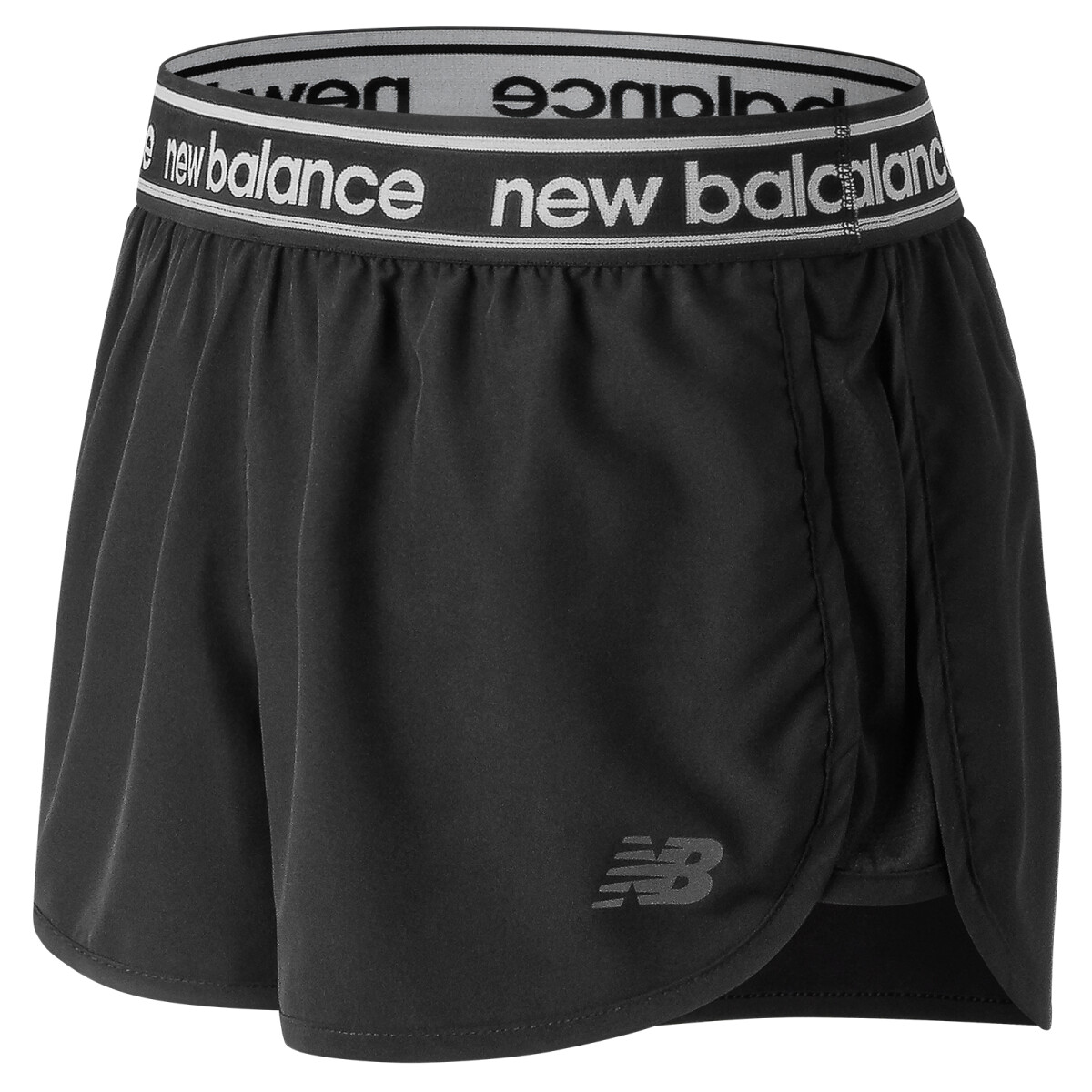 Short New Balance de Dama - WS81134BK - BLACK 