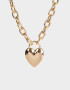 Collares Cortos Con corazón Collar Corto Con Corazón Dorado - Dorado