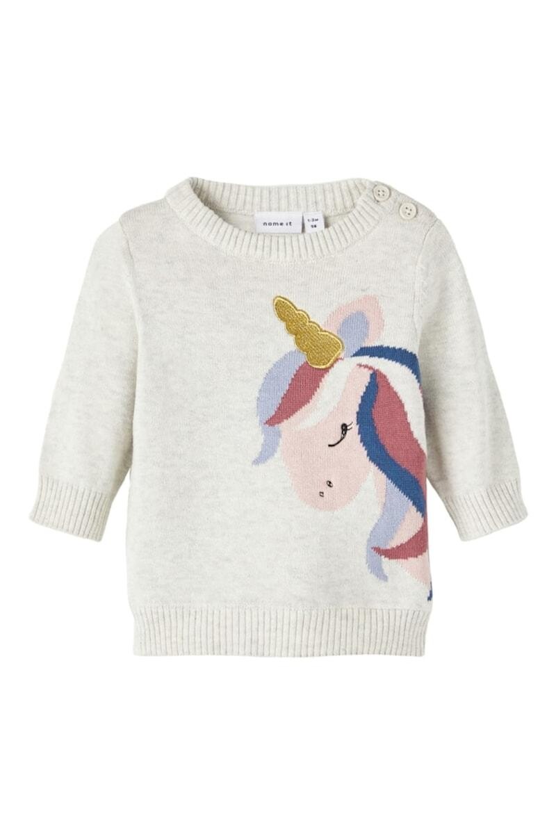 Sweater Tejido Unicornio Peyote Melange
