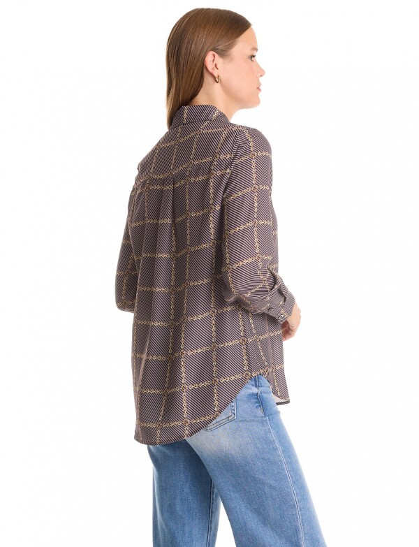 Camisa Printed GRIS/MULTI