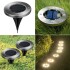 Foco Luz Solar Para Jardin Piso Embutir A Bateria 8 Led X6 Foco Luz Solar Para Jardin Piso Embutir A Bateria 8 Led X6