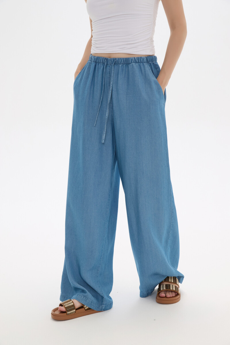 Pantalon Melb - Azul Medio 