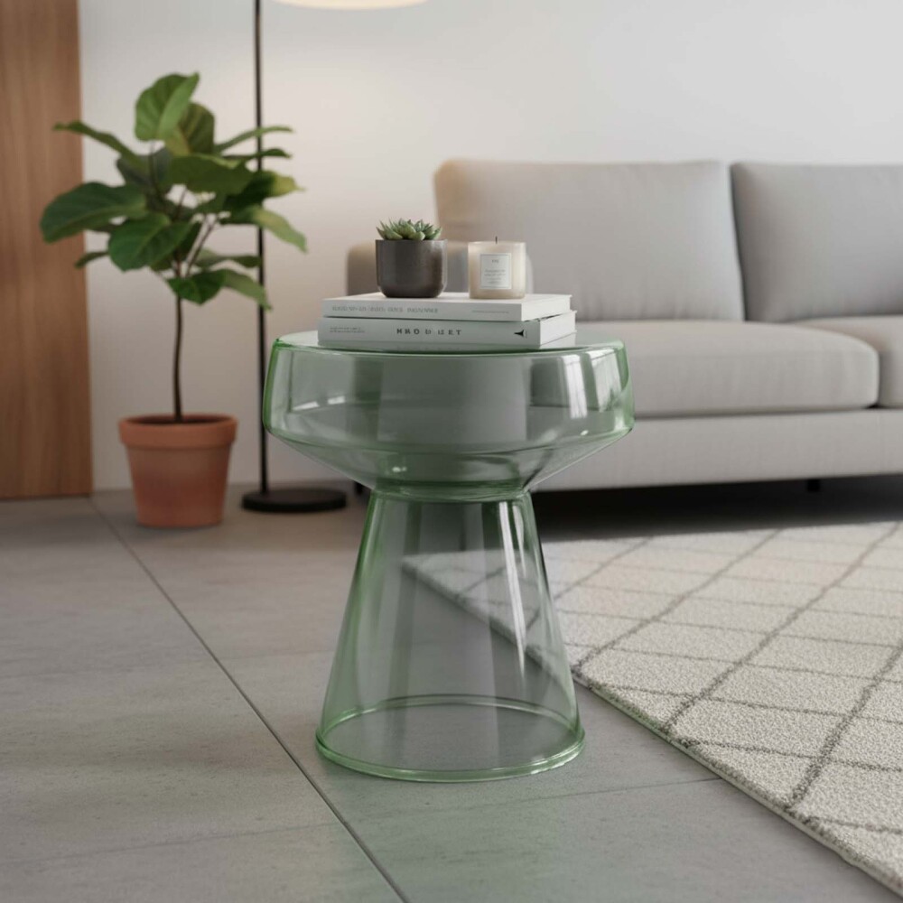 MESA LATERAL VIDRIO TRANSPARENTE SIRIUS TRANSPAR