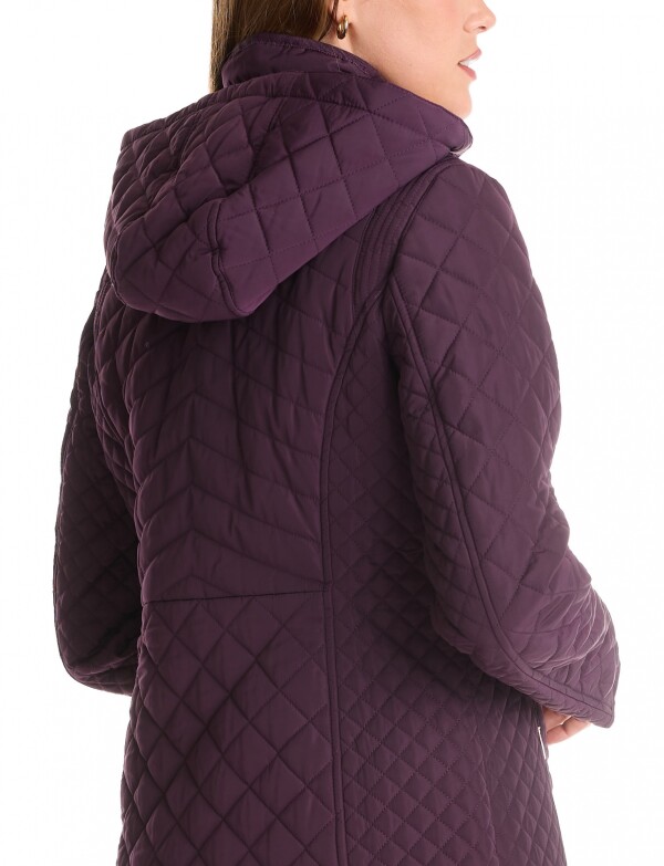 Campera Capitoneada & Capucha Desmontable VIOLETA