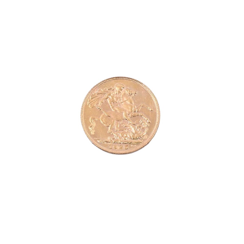 Moneda de oro Gran Bretaña un soberano/libra año 1925. Moneda de oro Gran Bretaña un soberano/libra año 1925.