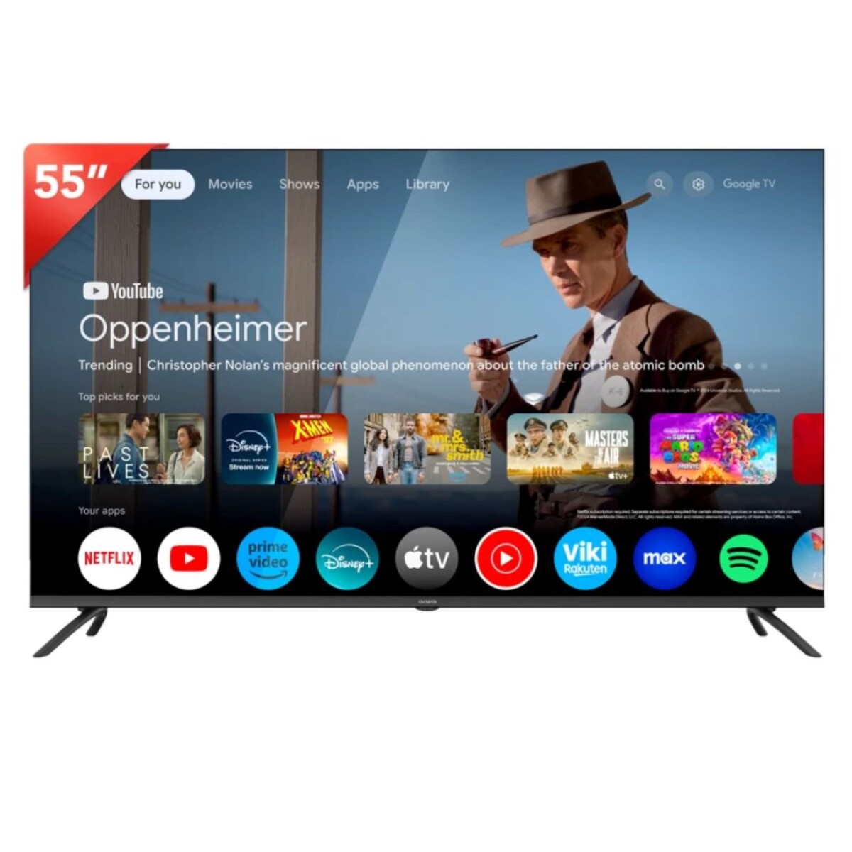 Smart TV 55'' AIWA UHD 4K Google TV AW-55B4KFL 