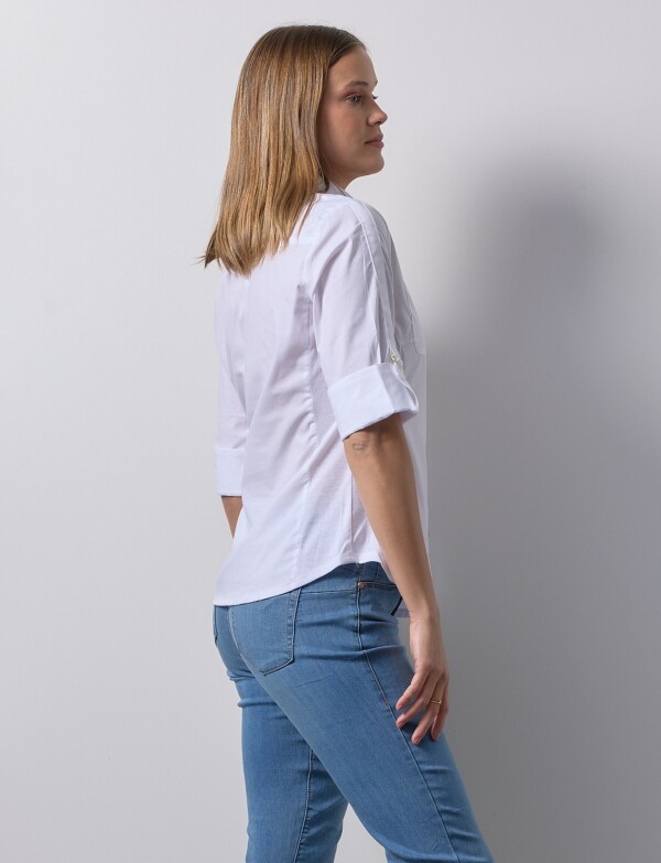 Camisa Det Metal BLANCO