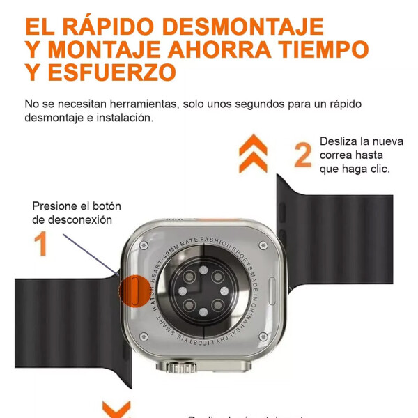 Smartwatch Ultra Vidvie Sw1606 1.96" NARANJA