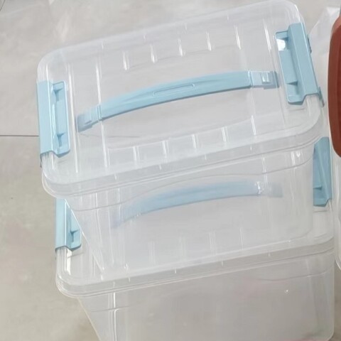 CAJA DE ALMACENAMIENTO TRANSPARENTE PORTÁTIL-L CAJA DE ALMACENAMIENTO TRANSPARENTE PORTÁTIL-L