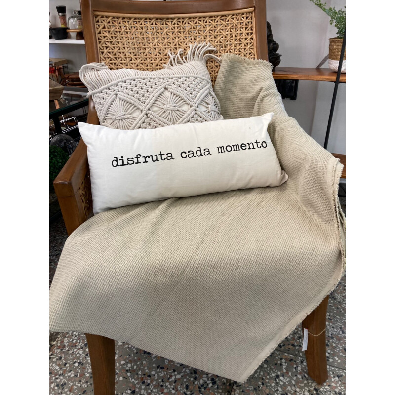MANTA WAFLLE CARMEN 110X220CM- ARENA MANTA WAFLLE CARMEN 110X220CM- ARENA