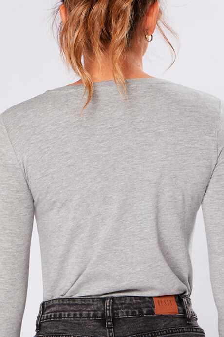 T-SHIRT LAURI RUSTY Gris Claro