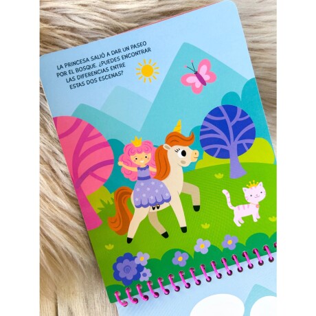 Libro Infantil con Actividades Agua Mágica PRINCESAS