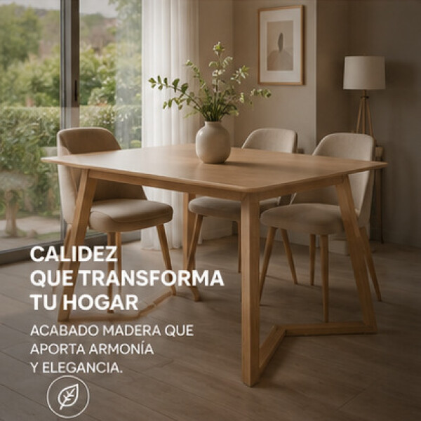 Mesa ComboHome Swift Rectangular 120 x 80 Calidad Premium Marrón 1
