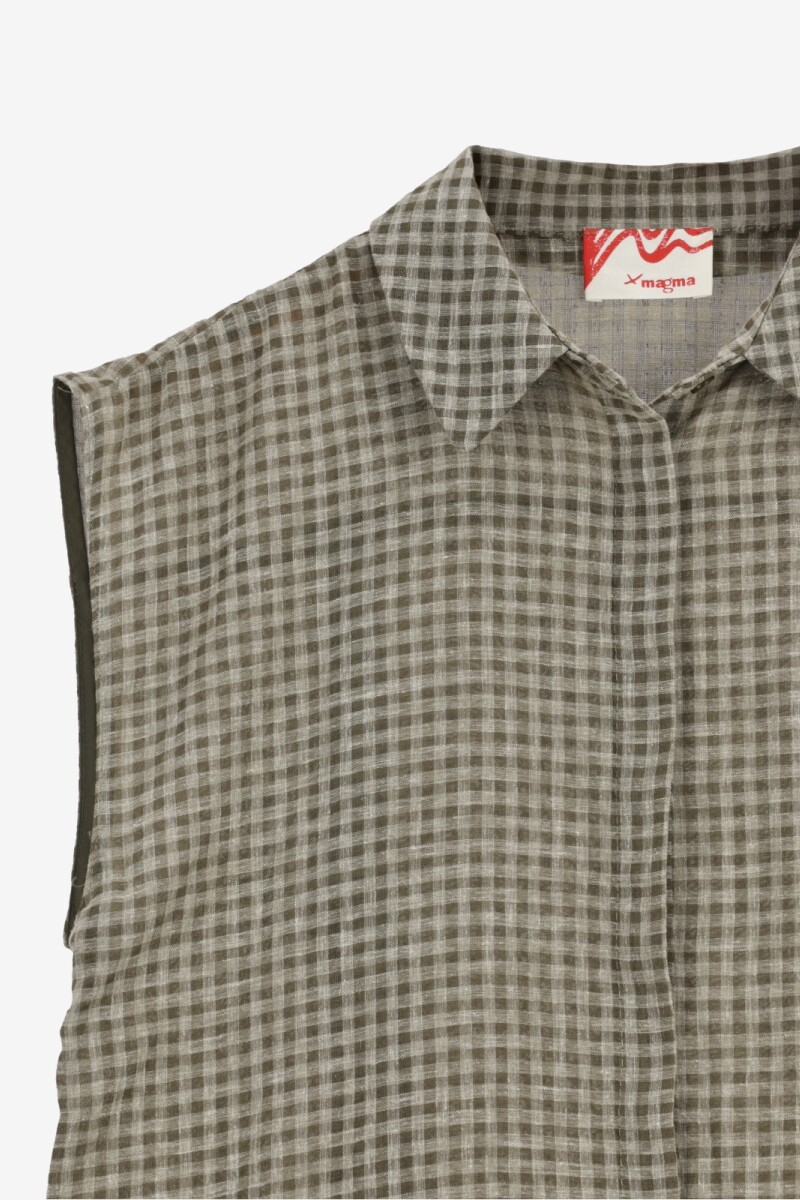 CAMISA VICHY Verde