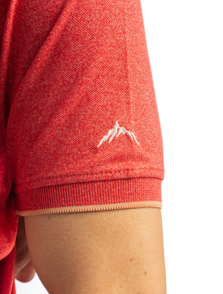 Remera Polo Algodón CORAL MEL/ CORAL
