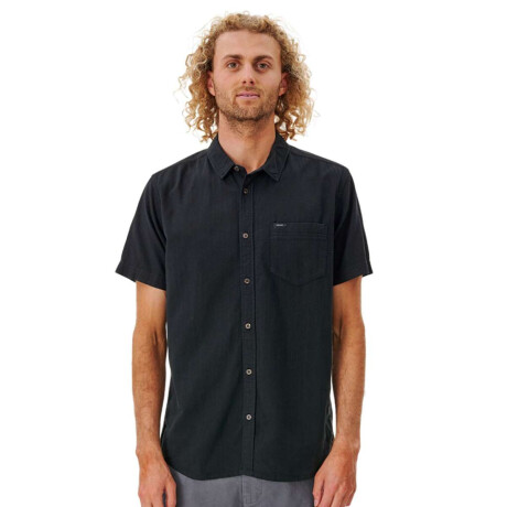 Camisa MC Rip Curl Classic Surf Washed Black Washed