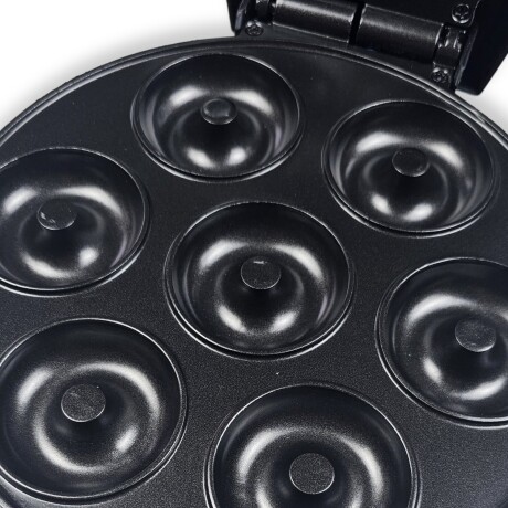 Maquina 7 Mini Donas Rosquillas Antiadherente Negro