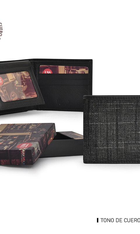 BILLETERA CANVAS DIONISIO NEGRO