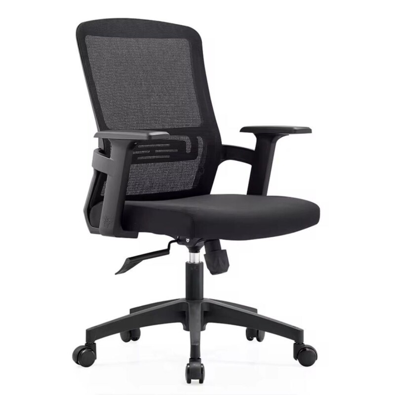 Silla Respaldo Malla PP Asiento Tela Negra ETIMEL Silla Respaldo Malla PP Asiento Tela Negra ETIMEL