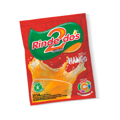 Jugo RINDE DOS Pack 20 Unidades Mango
