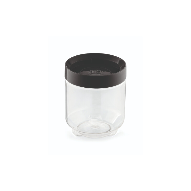 Frasco hermético plástico 600ml NEGRO