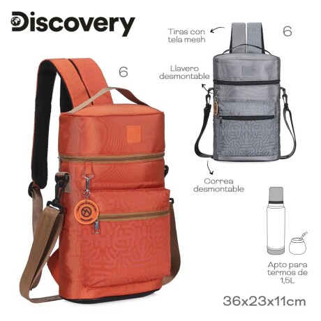 Mochila Matera Discovery 17334 para Termo 1.5L GRIS