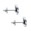 Caravanas Delfina de Oro Blanco 18k con Brillantes Caravanas Delfina de Oro Blanco 18k con Brillantes