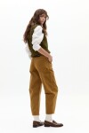 Pantalón Ambar en Corduroy Trigo